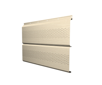 картинка Софит ЭкоБрус 0,345 Grand Line с перфорацией 0,45 Print Elite Milky Wood TwinColor Центр Кровли