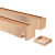 Заглушка 50х50 Honey Wood Al 0,4 Центр Кровли