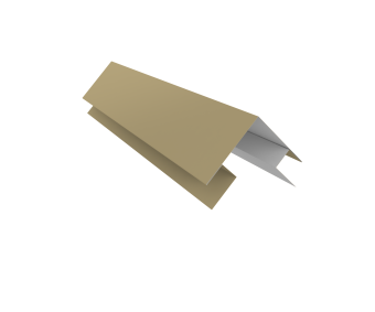 фото Планка угла внешнего сложная Кожуха сегментного 0,45 PE с пленкой RAL 1014 слоновая кость (3,0м) Центр Кровли картинка Планка угла внешнего сложная Кожуха сегментного 0,45 PE с пленкой RAL 1014 слоновая кость (3,0м) Центр Кровли