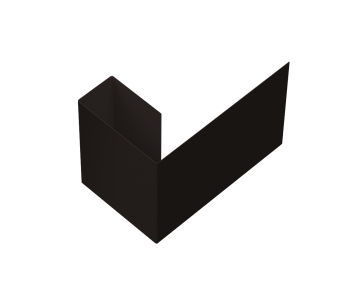 картинка Финишный профиль фибросайдинга 0,45 PE-Double с пленкой RR 32 темно-коричневый (3м) Центр Кровли