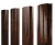 Штакетник П-образный A с прямым резом 0,45 Print Elite Cherry Wood TwinColor Центр Кровли