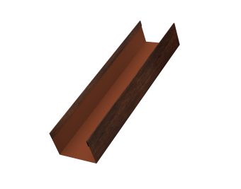 картинка Стойка жалюзи Milan,Tokyo 0,45 Print Premium Cherry Wood Dark FTC (1,8м) Центр Кровли