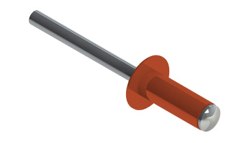 фото Заклёпка вытяжная Daxmer 4,0х12 RAL 2010 (500шт) сталь/сталь Центр Кровли картинка Заклёпка вытяжная Daxmer 4,0х12 RAL 2010 (500шт) сталь/сталь Центр Кровли