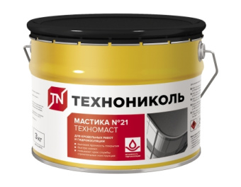картинка Мастика кровельная Технониколь №21 Техномаст 3кг (ведро) Центр Кровли