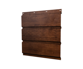 картинка Софит металлический центральная перфорация 0,45 Print Premium с пленкой Cherry Wood Fresh TwinColor Центр Кровли