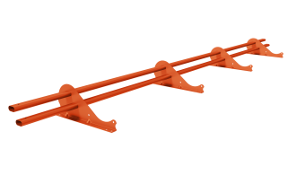 картинка Снегозадержатель трубчатый Snow Kit RAL 2004 3м Центр Кровли