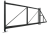 Ворота откатные ColorZn 2,03x4,5 RAL 7016 Центр Кровли