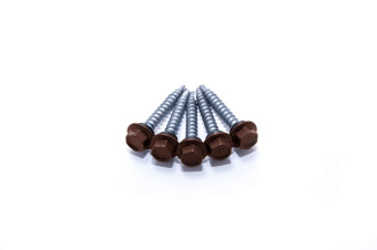 фото Саморезы 4,8х35 RAL 8017 (GL PRO) Центр Кровли картинка Саморезы 4,8х35 RAL 8017 (GL PRO) Центр Кровли