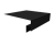 Планка околооконная сложная БХ new 250х50х27 (j-фаска) 0,5 Velur X RAL 9005 черный (2м) Центр Кровли