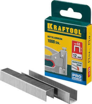 картинка Скобы для степлера Kraftool 12мм узкие тип 53 1000шт (31670-12) Центр Кровли