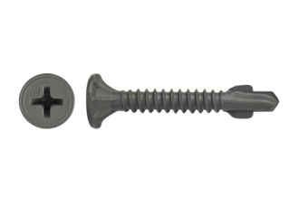 фото Саморез для фиброцементного сайдинга 4,2х32 (200шт/уп) сталь Центр Кровли картинка Саморез для фиброцементного сайдинга 4,2х32 (200шт/уп) сталь Центр Кровли