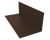 Планка примыкания 130х160мм 0,5 Drap TX RAL 8017 шоколад (3м) Центр Кровли