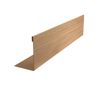 картинка Нащельник 150 Texas 25х35 0,45 Print Elite Honey Wood TwinColor (L1,5) Центр Кровли