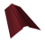 Планка конька фигурного 150x150 0,4 PE с пленкой RAL 3005 красное вино (3м) Центр Кровли
