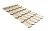Металлочерепица "Квинта плюс3D" ("Kvinta plus3D") 0,5 Satin RAL 1015 светлая слоновая кость Центр Кровли