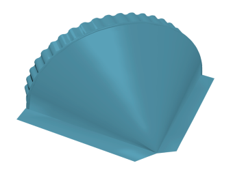 картинка Заглушка конусная 0,45 Drap TX RAL 5024 пастельно-синий Центр Кровли