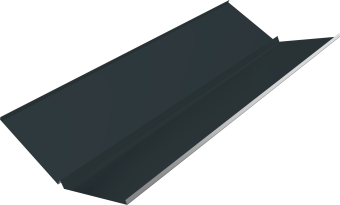 фото Планка ендовы нижней с компенсатором Grand Line 0,5 PurLite Matt RAL 7016 антрацитово-серый (3м) Центр Кровли картинка Планка ендовы нижней с компенсатором Grand Line 0,5 PurLite Matt RAL 7016 антрацитово-серый (3м) Центр Кровли