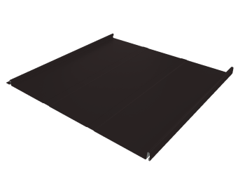 картинка Фальц двойной стоячий Line Grand Line 0,5 Drap TX с пленкой на замках RAL 9005 черный Центр Кровли