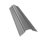 Планка конька фигурного 70x70 0,45 PE с пленкой RAL 7004 сигнальный серый (2м) Центр Кровли