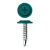 Саморез ПШС Daxmer Pro 4,2х19 (1000 шт) шлиц PH2 RAL 5021 Центр Кровли