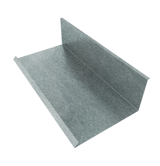 картинка Планка примыкания нижняя к трубе 130х240 0,45 Zn (3м) Центр Кровли