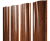 Штакетник Круглый с прямым резом 0,45 Print Elite Rowan TwinColor Центр Кровли