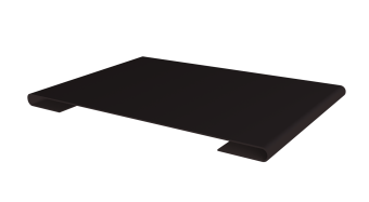 картинка Планка стыковочная 0,45 Drap-double TX RAL 9005 черный (3м) Центр Кровли