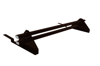 картинка Снегозадержатель трубчатый для композитной черепицы RAL 8019 (1м) Центр Кровли