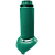 Выход канализации Krovent Pipe-VT 110/125 Изолированный зелёный Центр Кровли