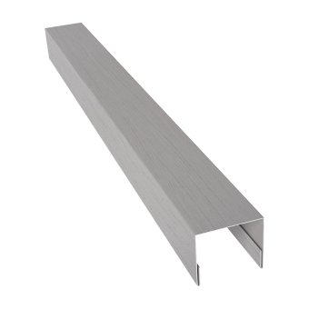 картинка Планка П-образная заборная 24 0,45 Print Elite Milky Wood TwinColor (2,5м) Центр Кровли