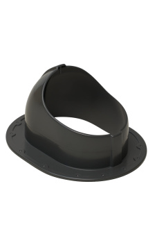 картинка Элемент проходной Gervent для фальцевой кровлии гибкой черепицы серый графит Центр Кровли