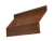 Ламель забора жалюзи Milan new 0,45 Print Premium Golden Wood Fresh TwinColor Центр Кровли