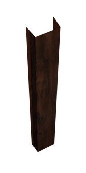 картинка Крепежная планка нижняя Texas 0,45 Print Elite Cherry Wood TwinColor (3м) Центр Кровли