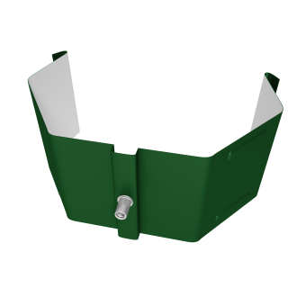 фото Крепление трубы для гофры на кирпич Vortex Lite PE RAL 6002 лиственно-зеленый Центр Кровли картинка Крепление трубы для гофры на кирпич Vortex Lite PE RAL 6002 лиственно-зеленый Центр Кровли