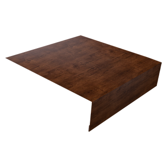 картинка Планка околооконная простая 200х50 0,4 Print Premium Cherry Wood Fresh TwinColor (3м) Центр Кровли