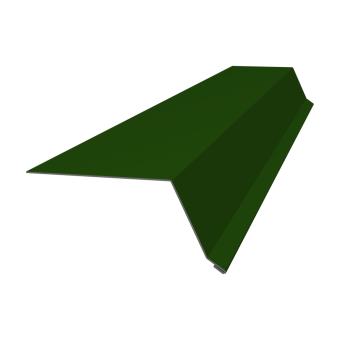 картинка Планка капельник 100х55 0,45 PE с пленкой RAL 6002 лиственно-зеленый (3м) Центр Кровли