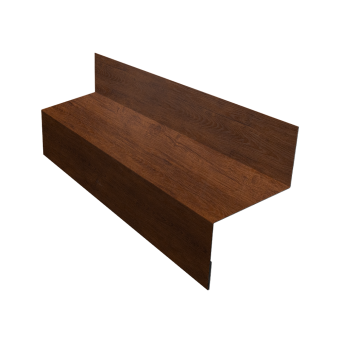 картинка Отлив межэтажный 45 0,4 Print Premium Golden Wood Fresh TwinColor (2м) Центр Кровли