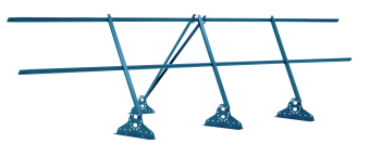 картинка Ограждение кровельное на фальц Grand Line 0,9х3 RAL 5005 Центр Кровли