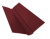 Планка ендовы верхней фигурной 150x150 0,45 PE с пленкой RAL 3005 красное вино (2м) Центр Кровли