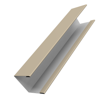 картинка Крышка жалюзи Milan Slim 0,5 Satin RAL 1015 светлая слоновая кость (3м) Центр Кровли