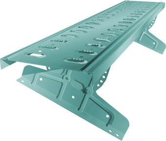 картинка Мостик переходной 2,5 RAL 6027 Центр Кровли