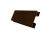 Планка H-образная Экобрус 0,45 Print Elite Choco Wood TwinColor (2м) Центр Кровли