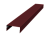 Крышка 30х15 жалюзи Texas 0,5 PE lite RAL 3005 красное вино (3м) Центр Кровли