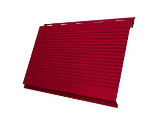 картинка Софит Вертикаль 0,2 Grand Line gofr 0,45 PE с пленкой RAL 3003 рубиново-красный Центр Кровли