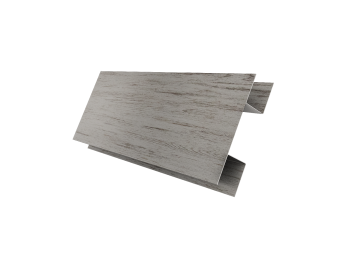 картинка Планка H-образная БХ new 0,45 Print Elite Snow Wood TwinColor (2м) Центр Кровли