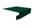 Планка околооконная сложная 200х50х12 (j-фаска) 0,45 PE-Double с пленкой RAL 6005 зеленый мох (2м) Центр Кровли