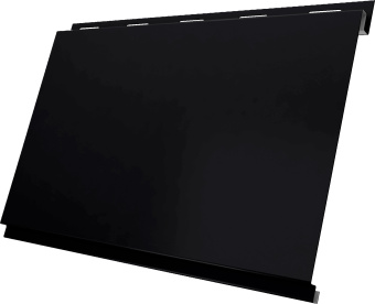 картинка Вертикаль классик Grand Line 0,5 Полидэкстер TwinColor с пленкой RAL 9005 черный Центр Кровли