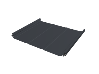 картинка Кликфальц Pro Line Grand Line 0,5 PurPro Matt 275 с пленкой на замках RAL 7024 мокрый асфальт Центр Кровли
