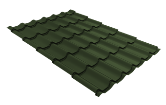 фото Металлочерепица Классик ("Classic") v01 0,5 Satin Matt TX RAL 6020 хромовая зелень Центр Кровли картинка Металлочерепица Классик ("Classic") v01 0,5 Satin Matt TX RAL 6020 хромовая зелень Центр Кровли
