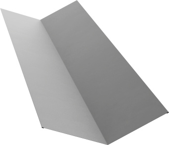 картинка Планка ендовы верхней 145х145 Grand Line 0,45 Drap TX RAL 7047 телегрей 4 (3м) Центр Кровли